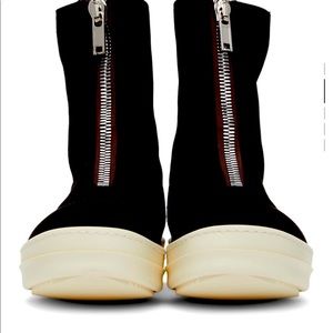 Rick Owens DRKSHW Front Zip Boots - BNIB